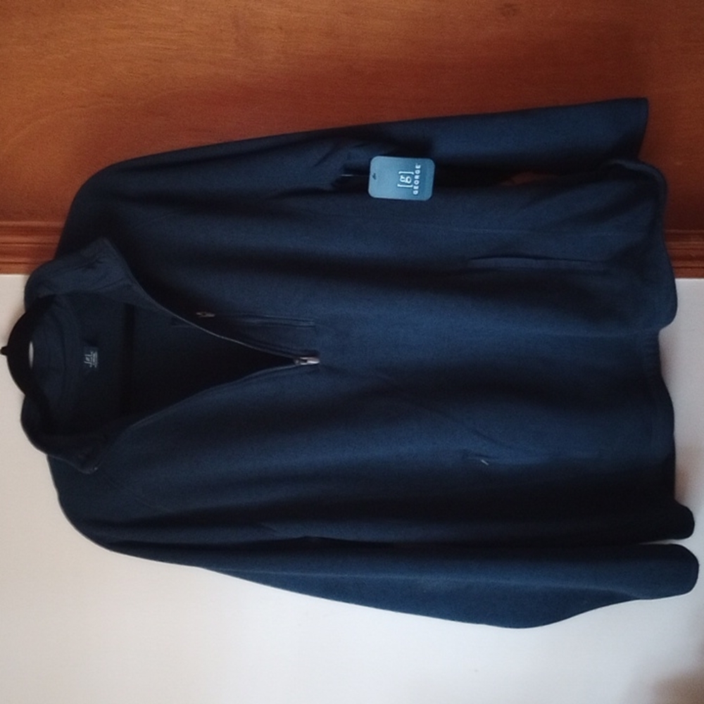 Men's Lg  George fleece pullover navy blue